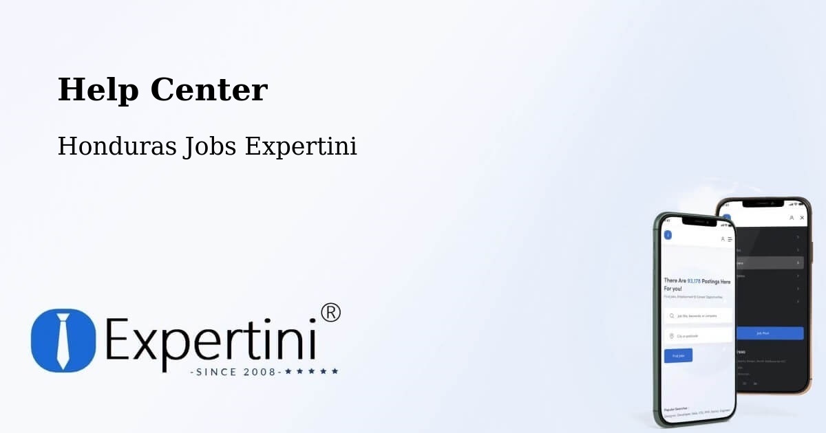 Help Center – Honduras - Honduras Jobs Expertini